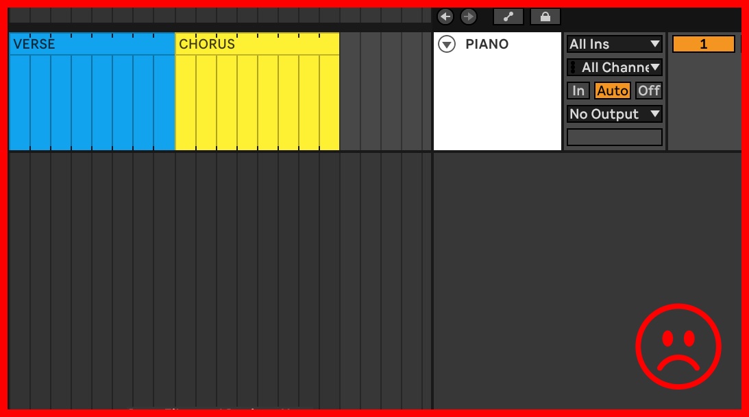Poor use of Ableton live