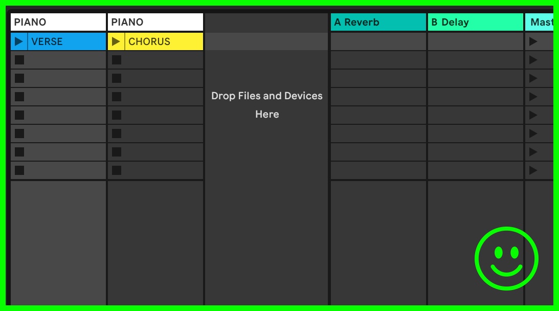 Optimal use of Ableton Live Session view